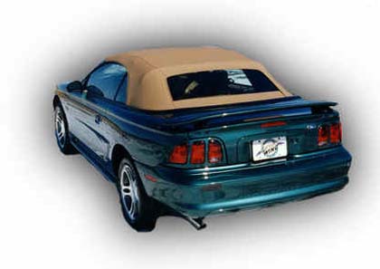 OEM Style Paintable Rear Spoiler No Light 1994-98 Ford Mustang - Click Image to Close